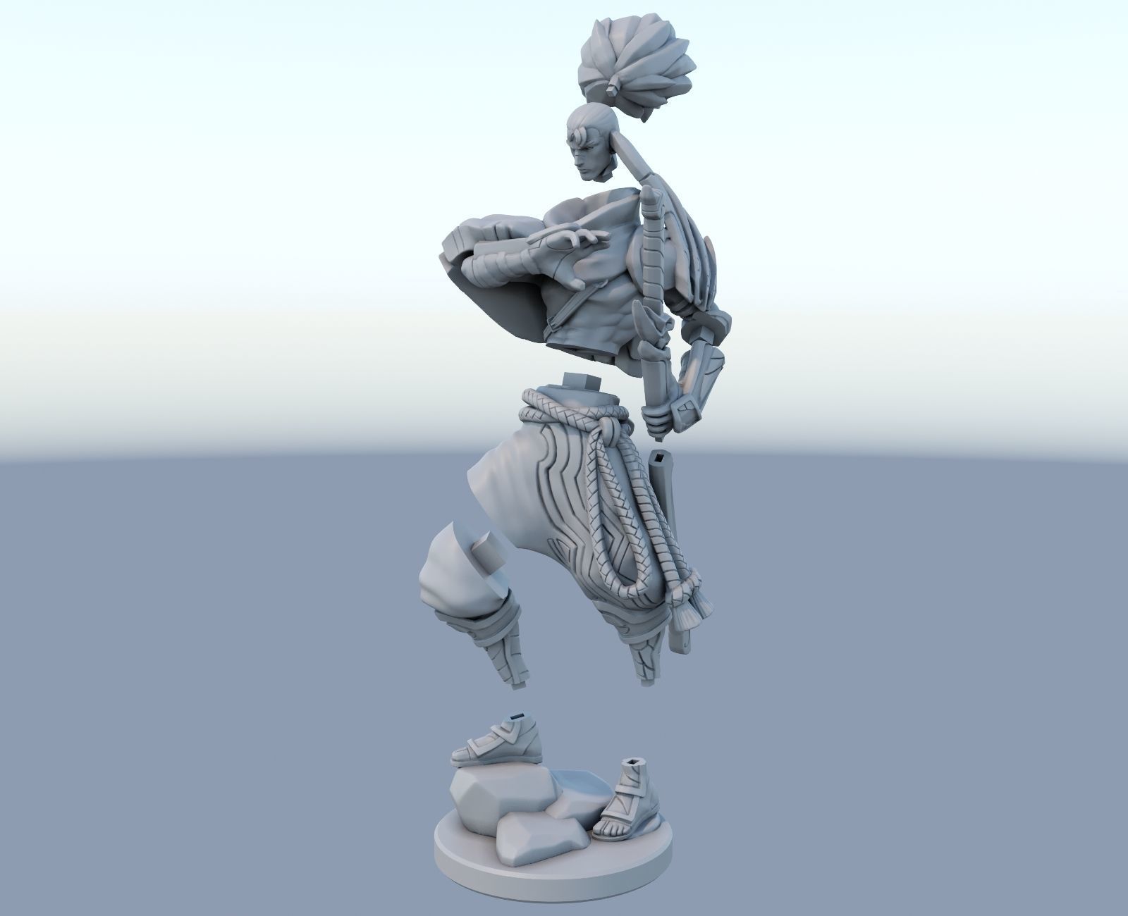 yasuo League of Legends 3D print model 3D print model_1