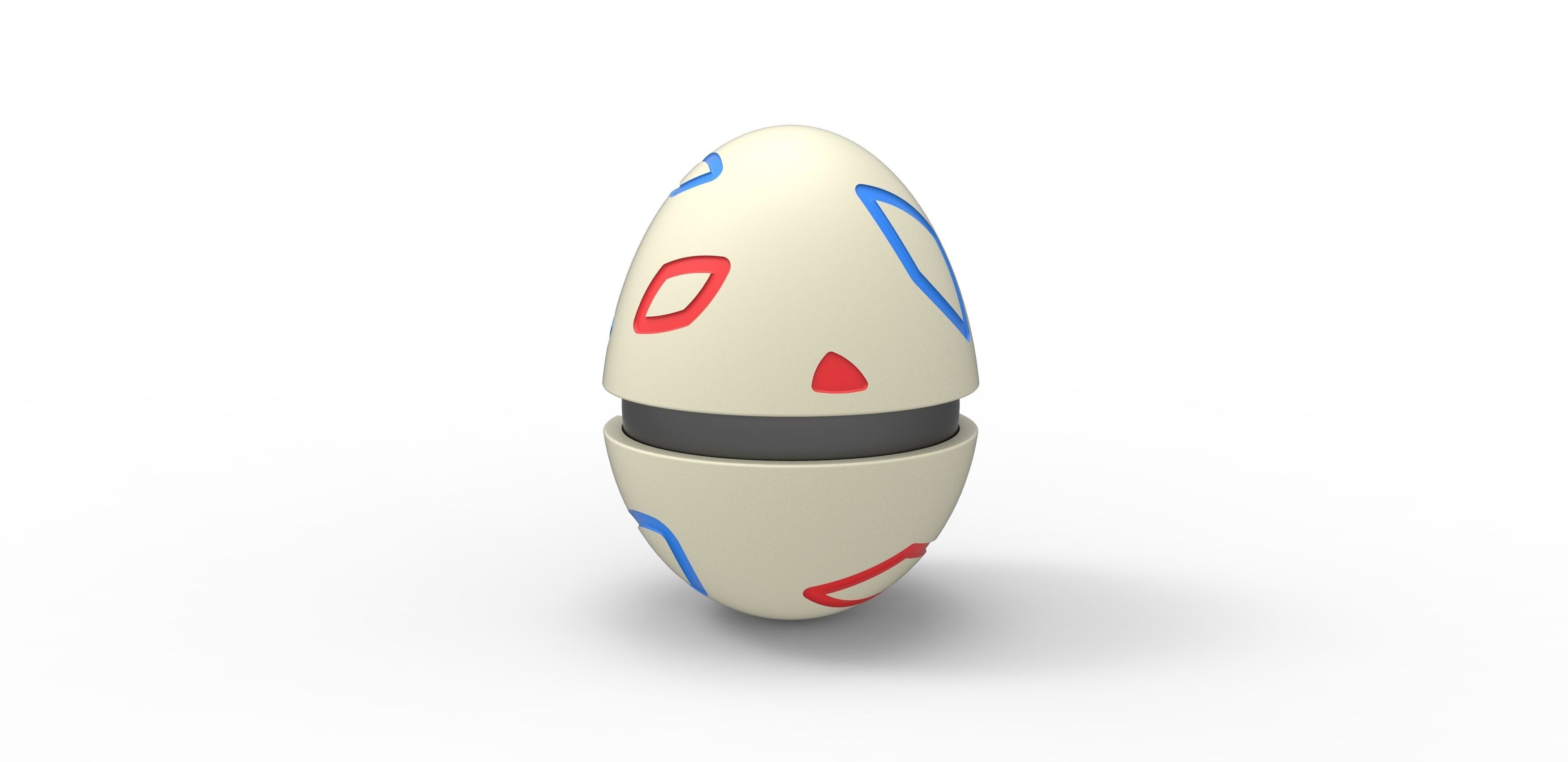 Togepi orb 3D print model_7