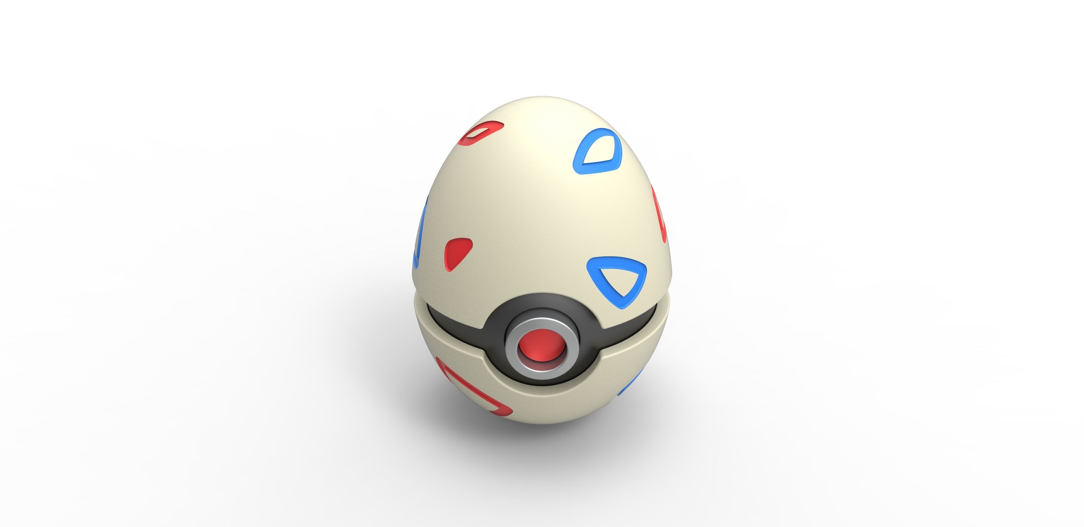 Togepi orb 3D print model_3