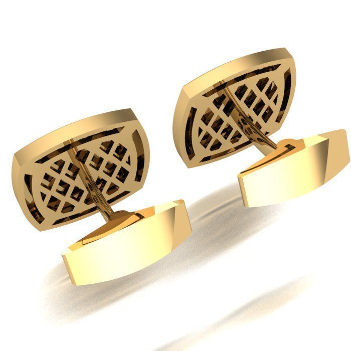 MAN RING and CUFFLINKS 3D Model Collection_6