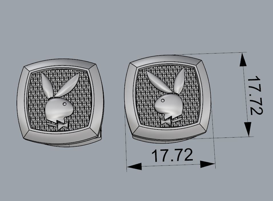 MAN RING and CUFFLINKS 3D Model Collection_8