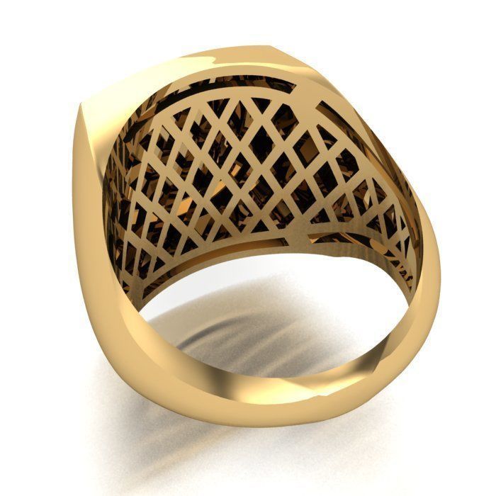 MAN RING and CUFFLINKS 3D Model Collection_3