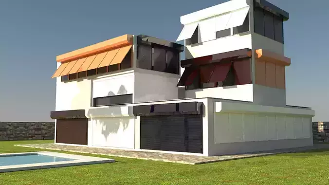Vray C4d Panjur Ev