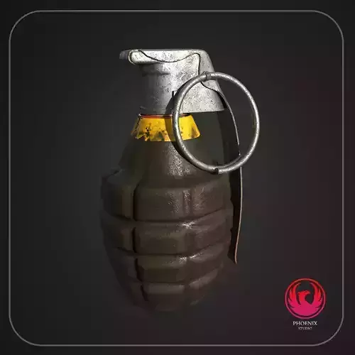 Granade 3D Model grenade
