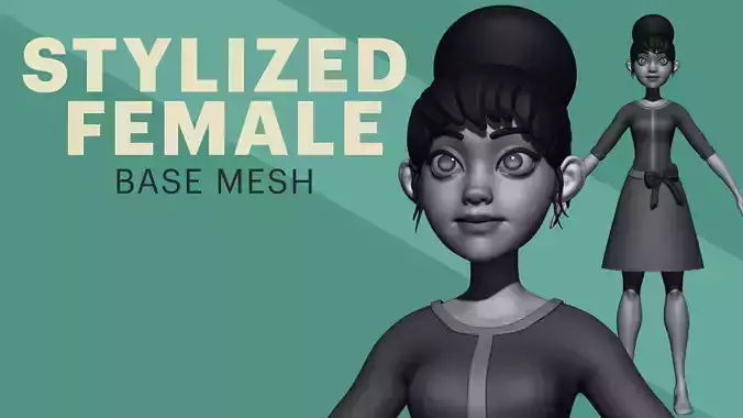 Body basemesh - Stylized female