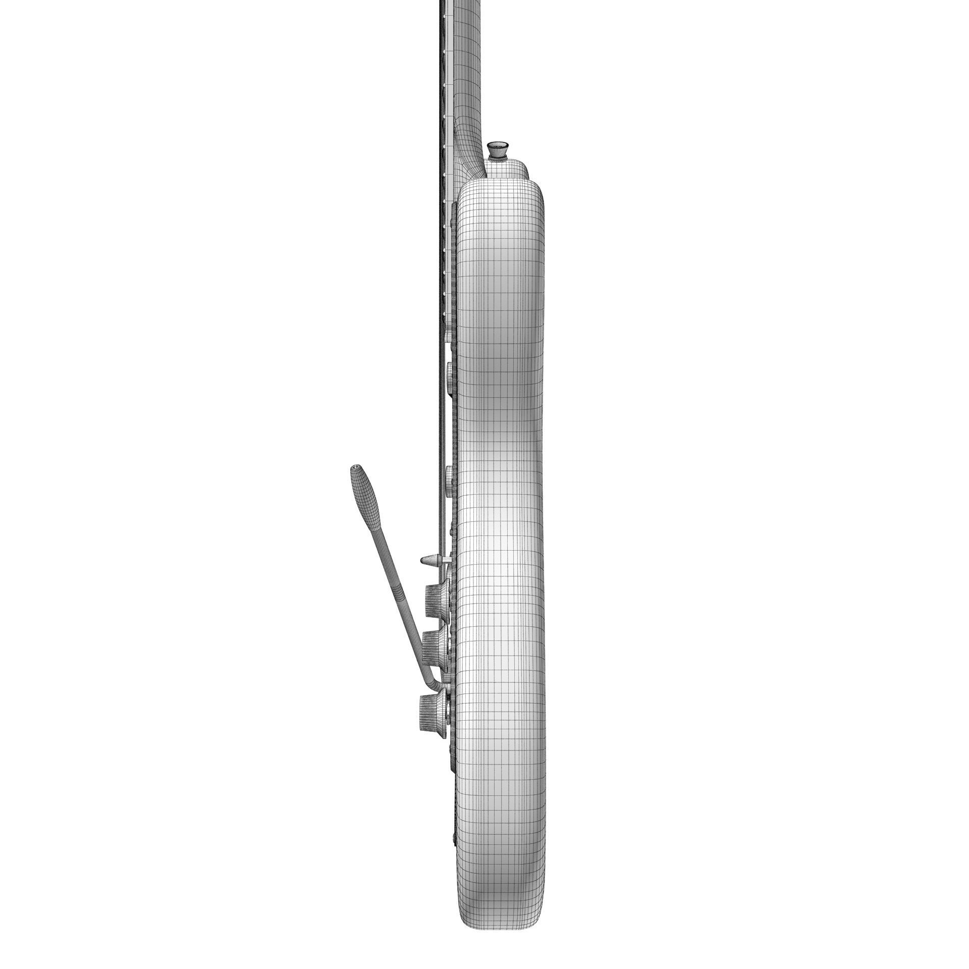 Fender Stratocaster Tobacco Sunburst 3D model_19