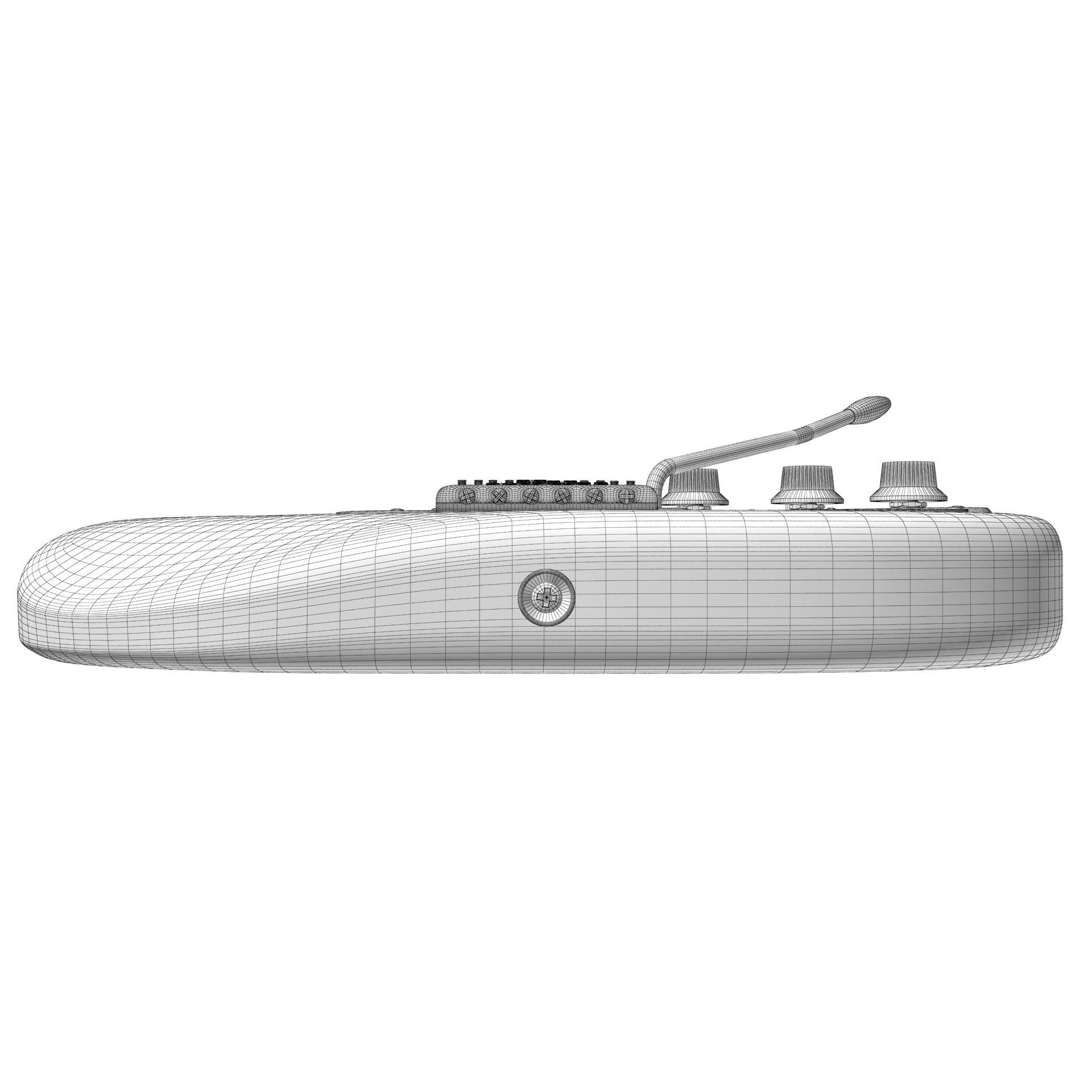 Fender Stratocaster Tobacco Sunburst 3D model_25