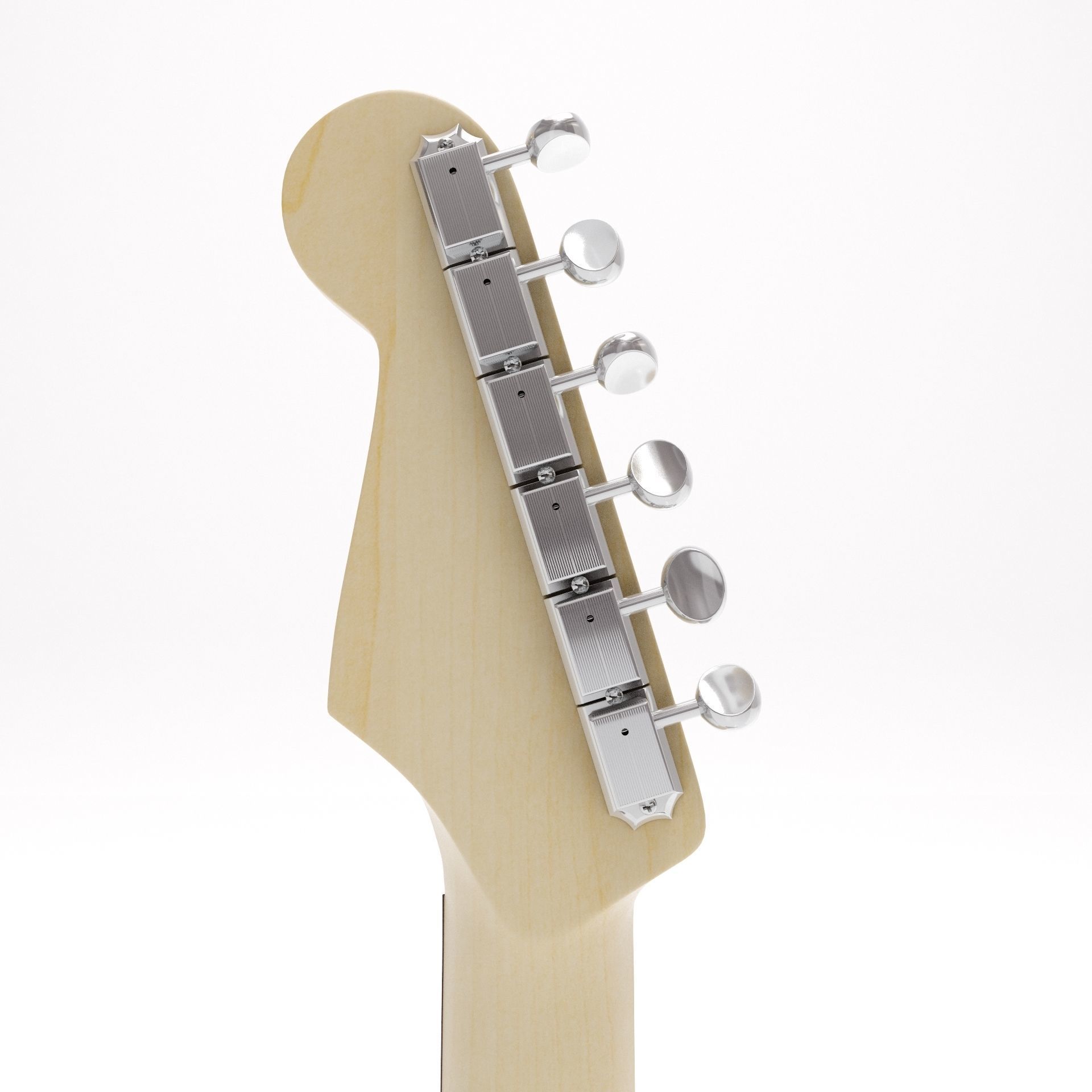 Fender Stratocaster Tobacco Sunburst 3D model_8