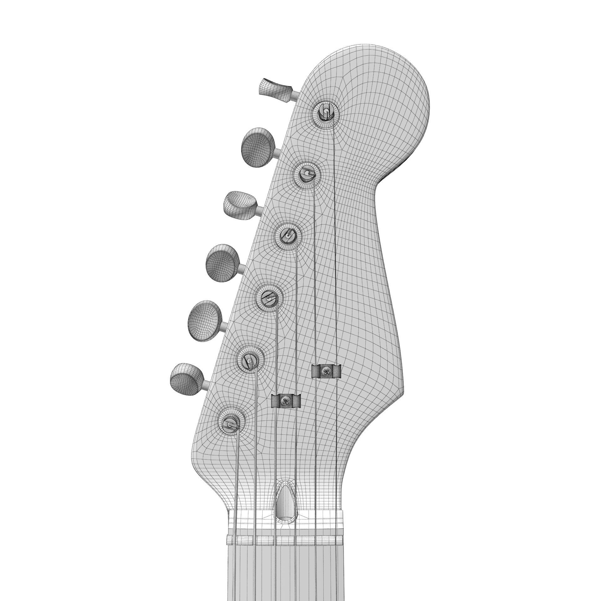 Fender Stratocaster Tobacco Sunburst 3D model_21