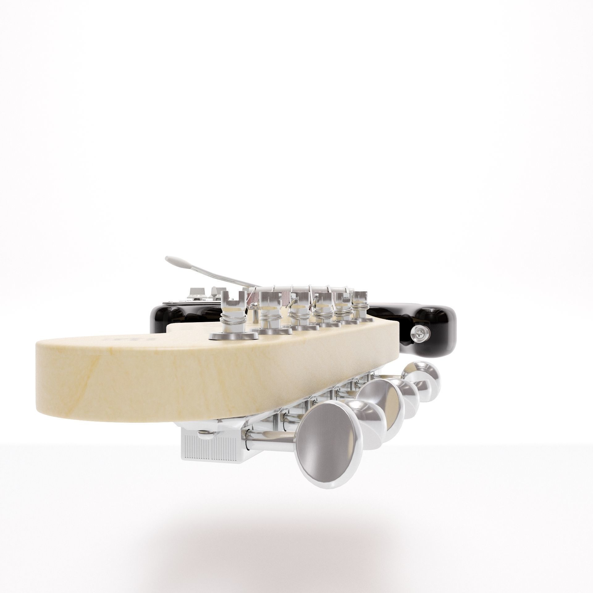 Fender Stratocaster Tobacco Sunburst 3D model_12