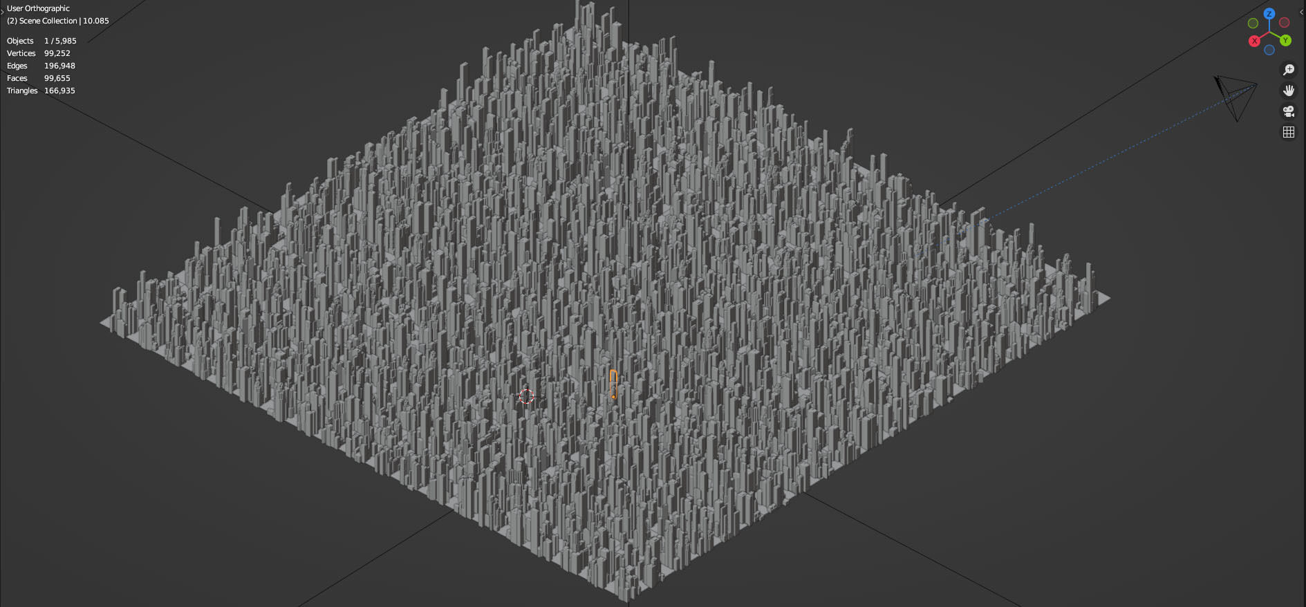 City Downtown Skyscraper Low-poly 3D model_19