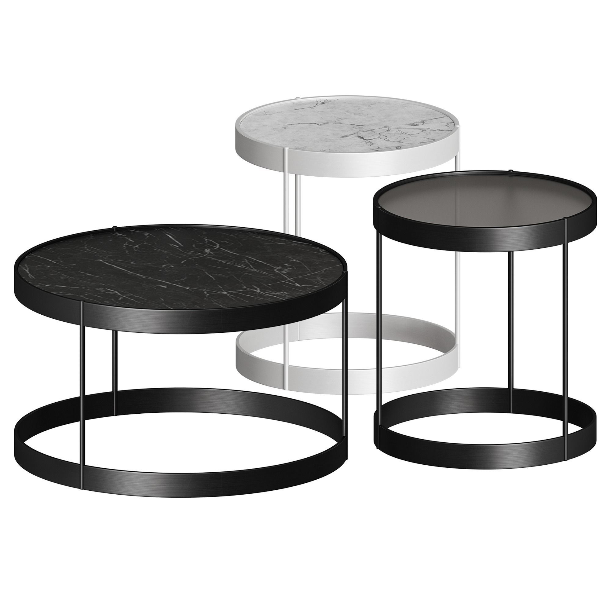 Drum Coffee Table by Bolia 3D model CGTrader