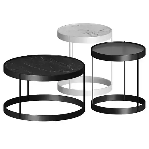 Drum Coffee Table by Bolia 3D model