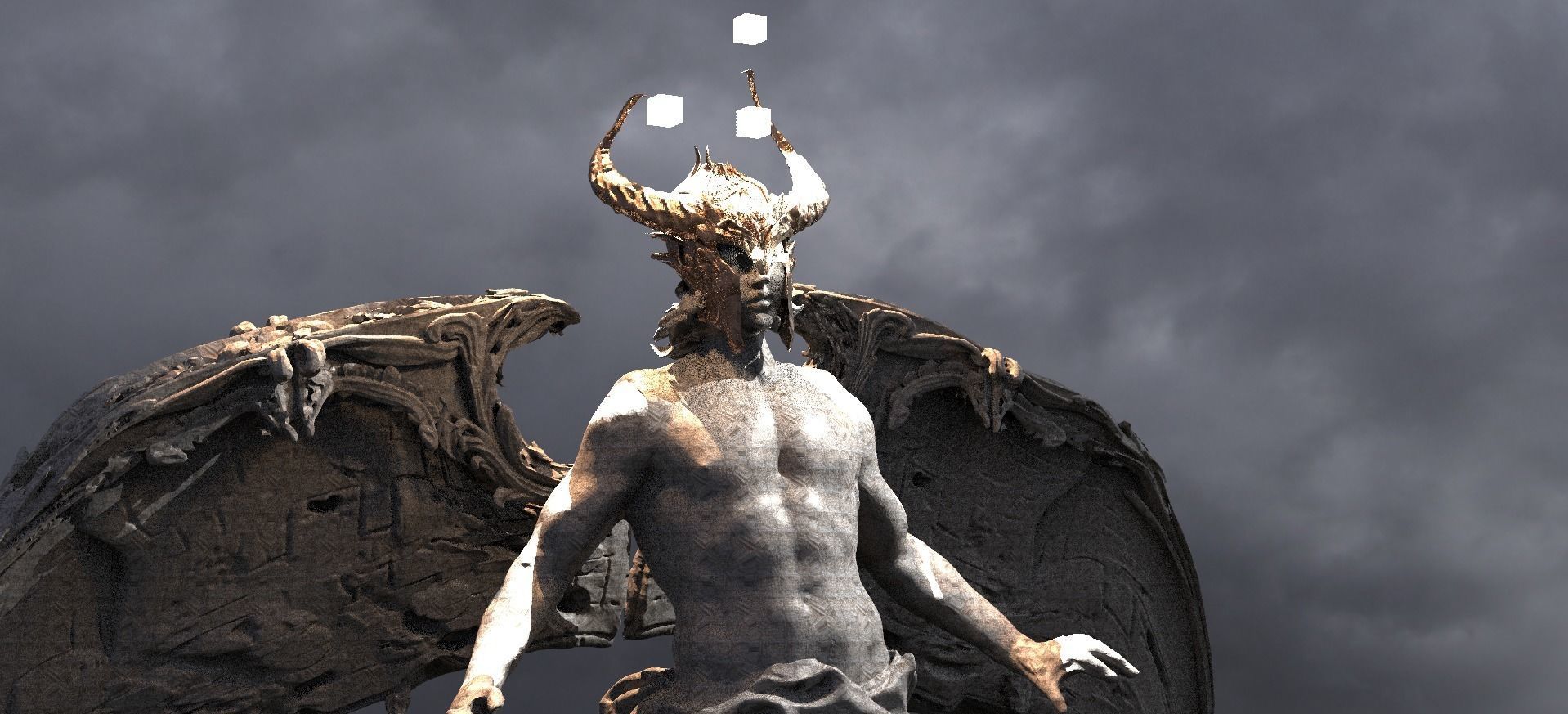 Kingdom Angel Viking Huge Wings Design  3D model_4