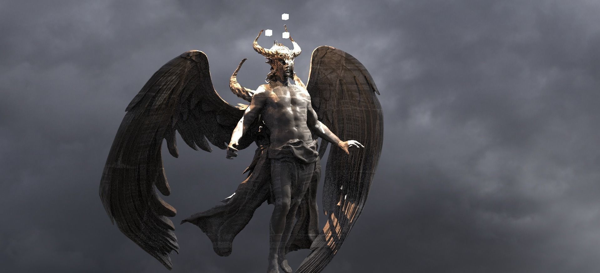 Devine Kingdom Fallen Angel 3D model_1