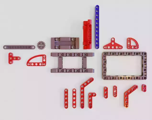 Lego technic collecion 3D print model