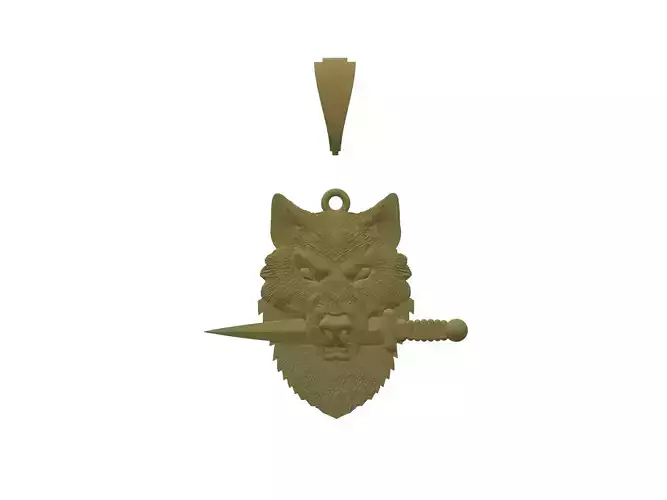 pendant wolf