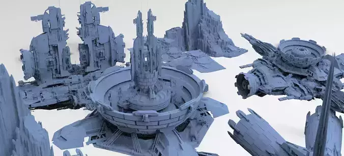 Halo Forerunner Inspired Gateway Kit Bash