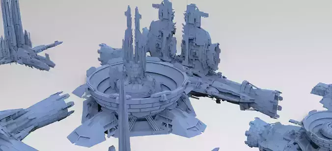 Halo Forerunner Inspired Gateway Kit Bash 2