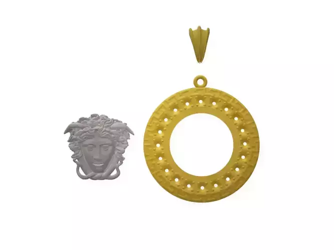 medusa pendant