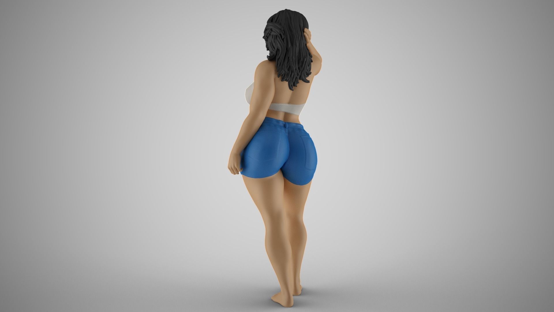 Cheeky Girl 3D print model_8