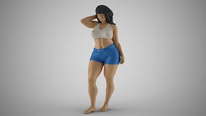 Cheeky Girl 3D print model