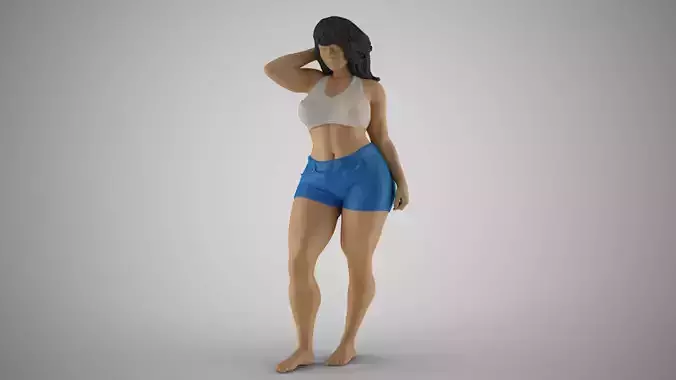 Cheeky Girl 3D print model