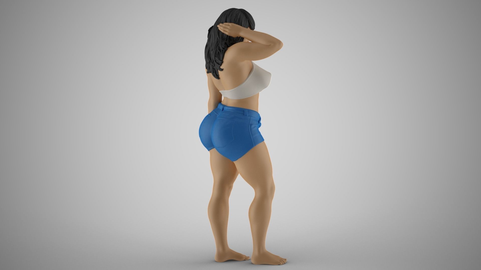 Cheeky Girl 3D print model_6