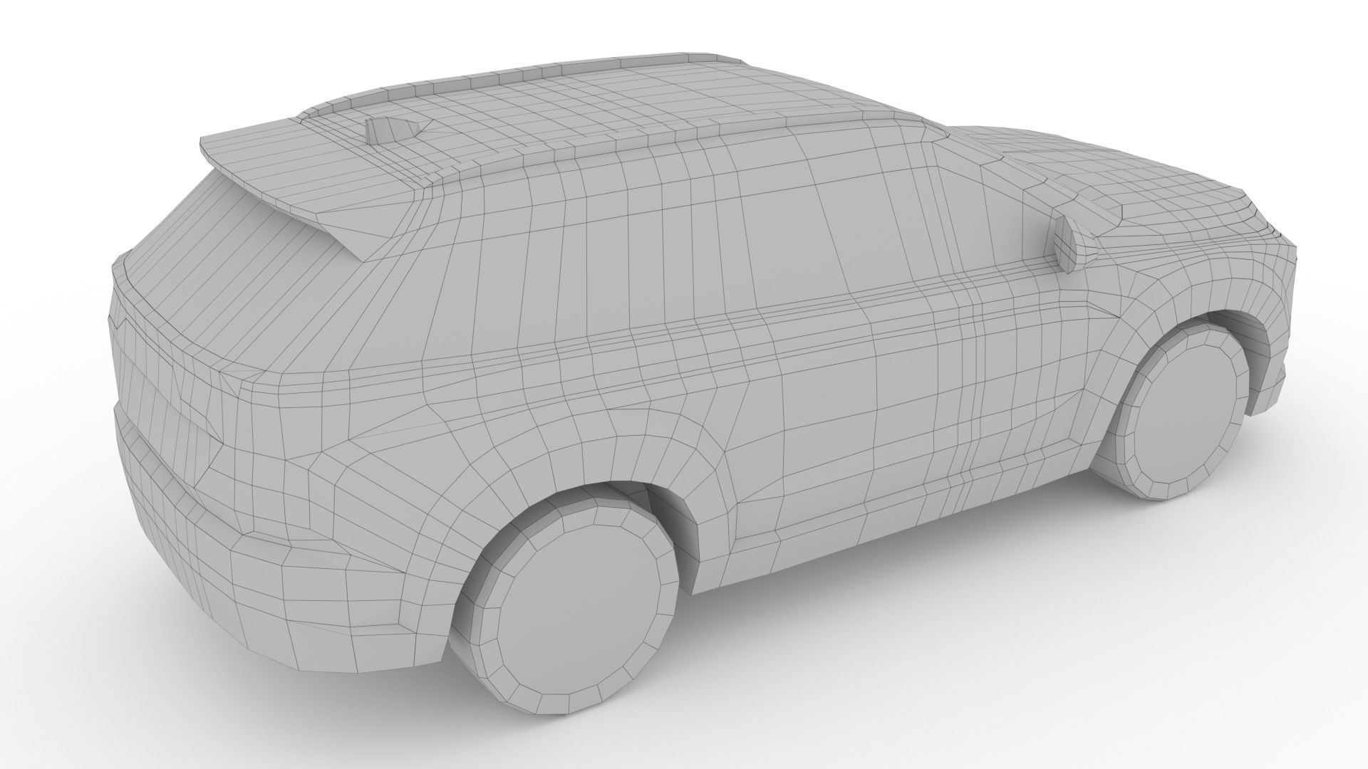 Mitsubishi Outlander Vision Ralliart 2022 Low-poly 3D model_8