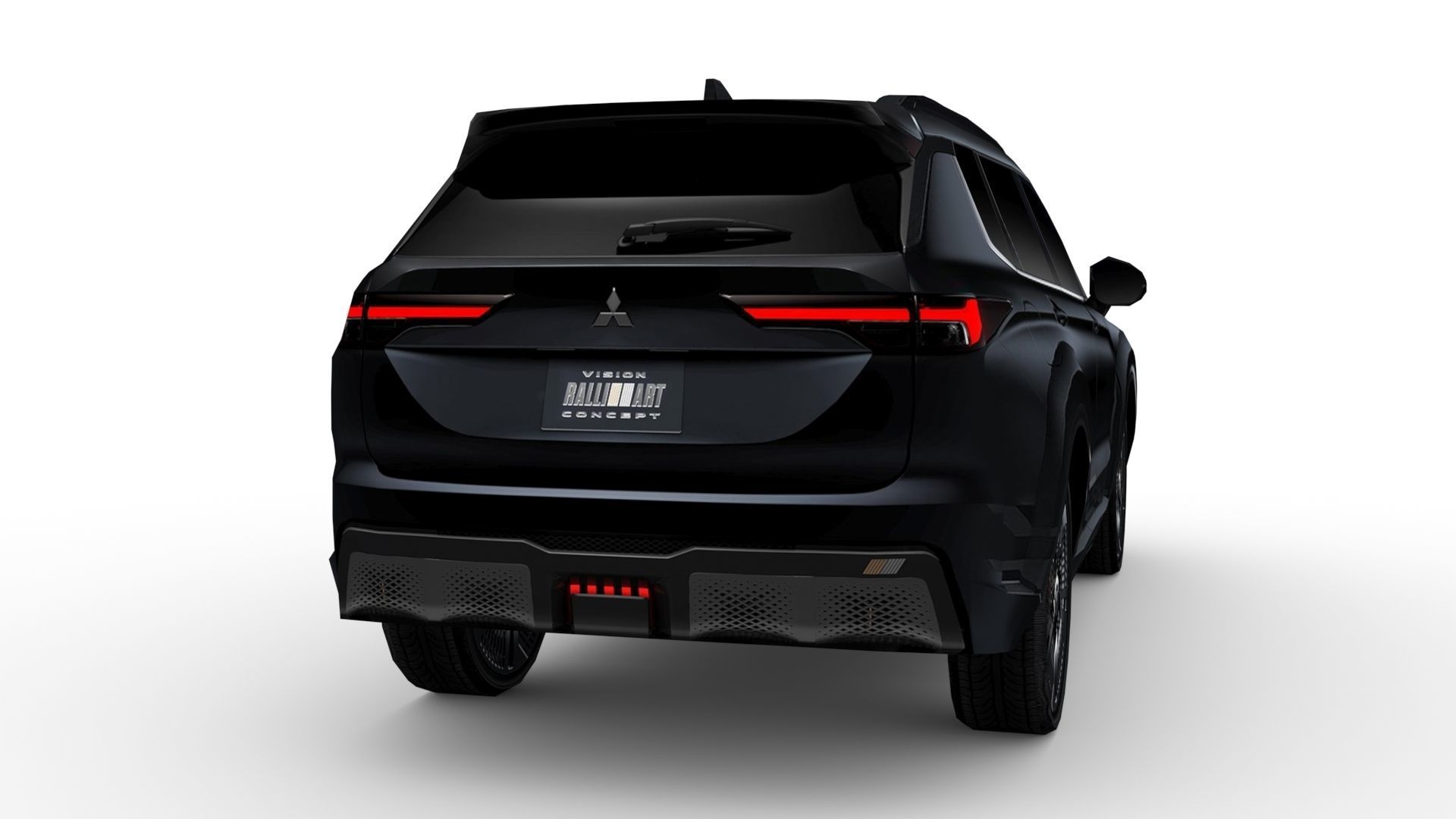 Mitsubishi Outlander Vision Ralliart 2022 Low-poly 3D model_2