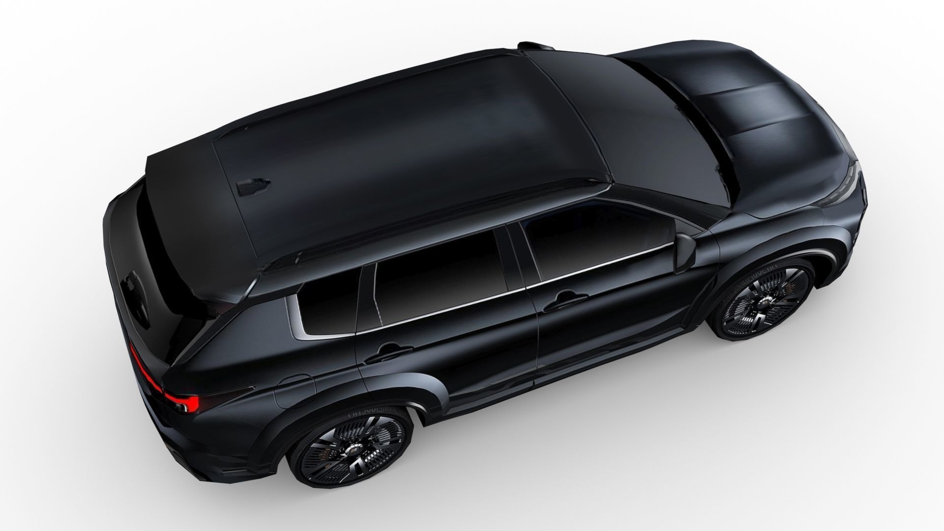 Mitsubishi Outlander Vision Ralliart 2022 Low-poly 3D model_5