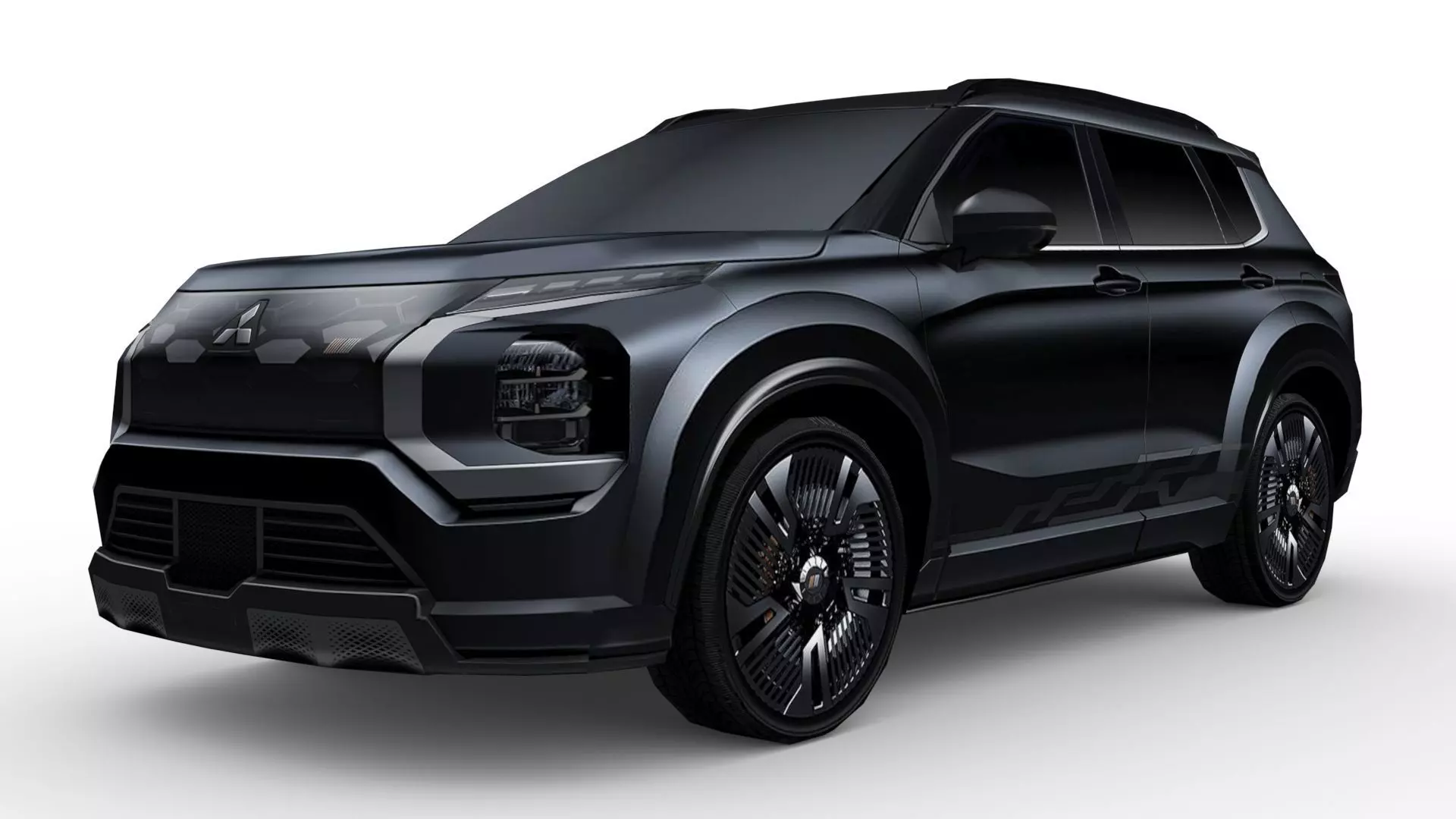 Mitsubishi Outlander Vision Ralliart 2022 Low-poly 3D model_0