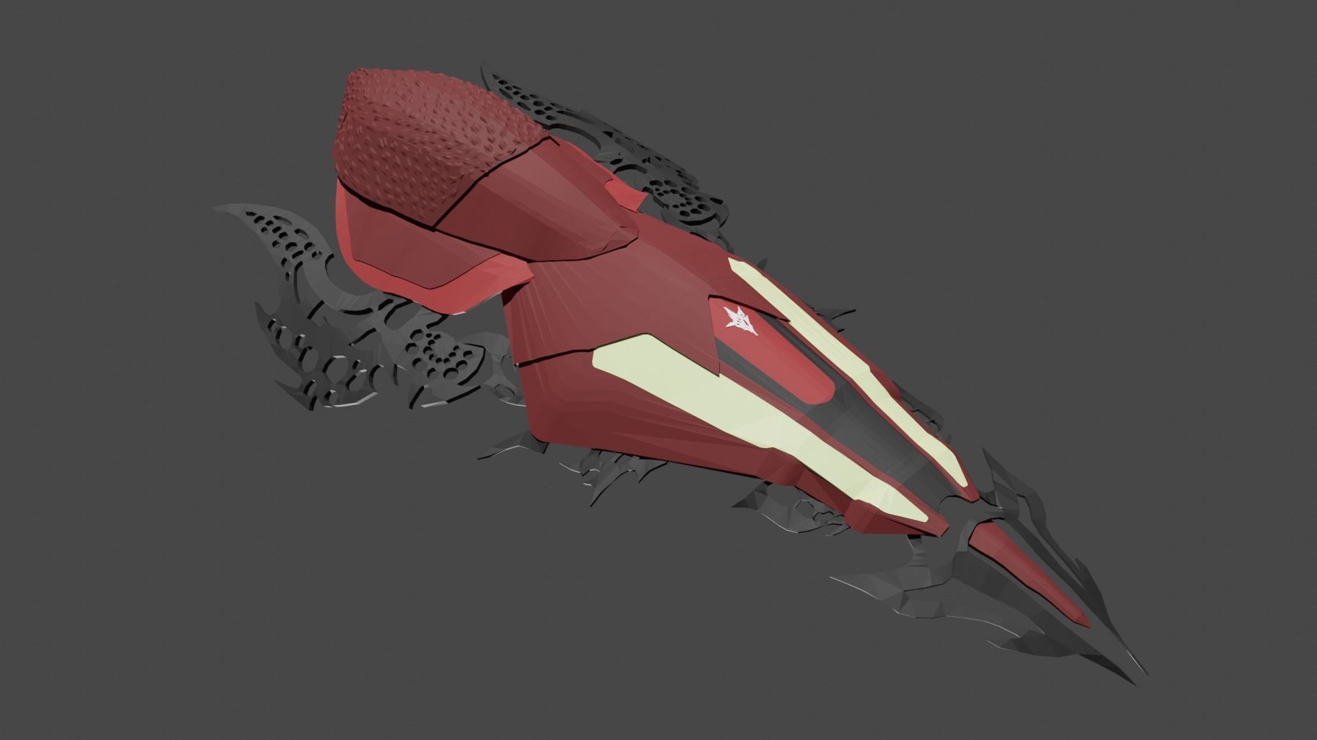 Final Fantasy - Lightning Returns - Night Lotus shield 3D print model_1