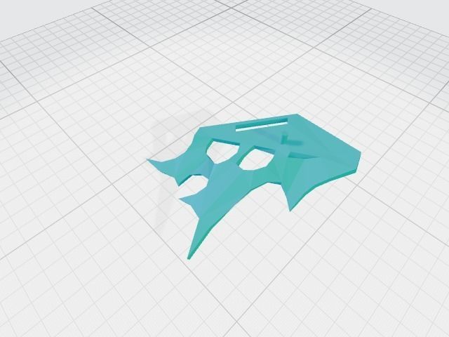Final Fantasy - Lightning Returns - Night Lotus shield 3D print model_25