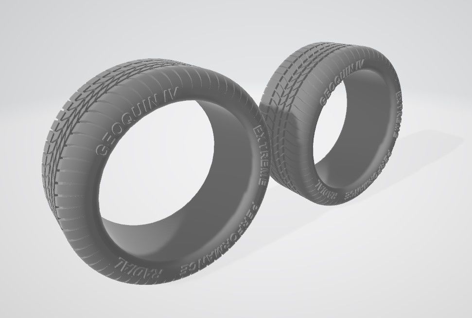 Wire Wheels 30 Spokes with Tires and Brakes for 3D Printing 3D print model_10