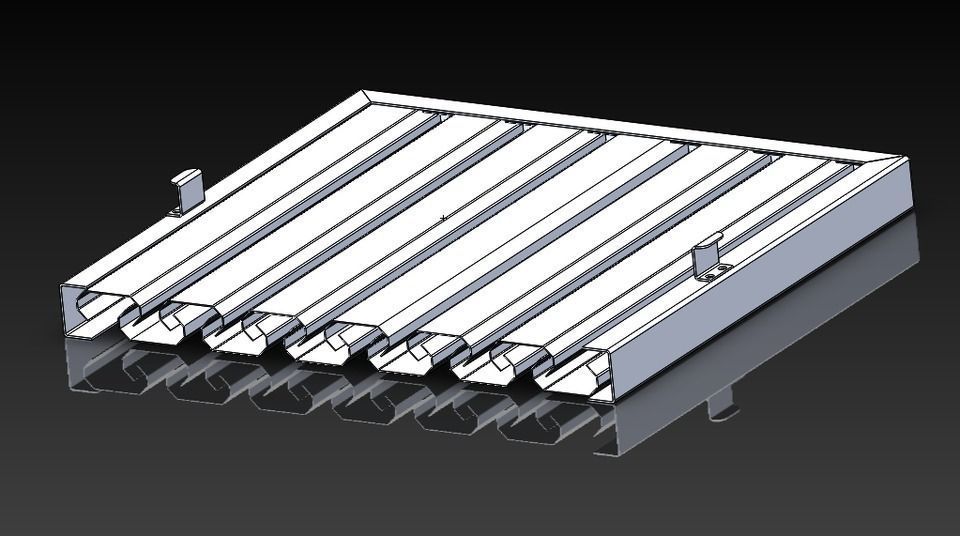 Exhaust Hood Grease Filter 300x300x26 5 Free 3D model