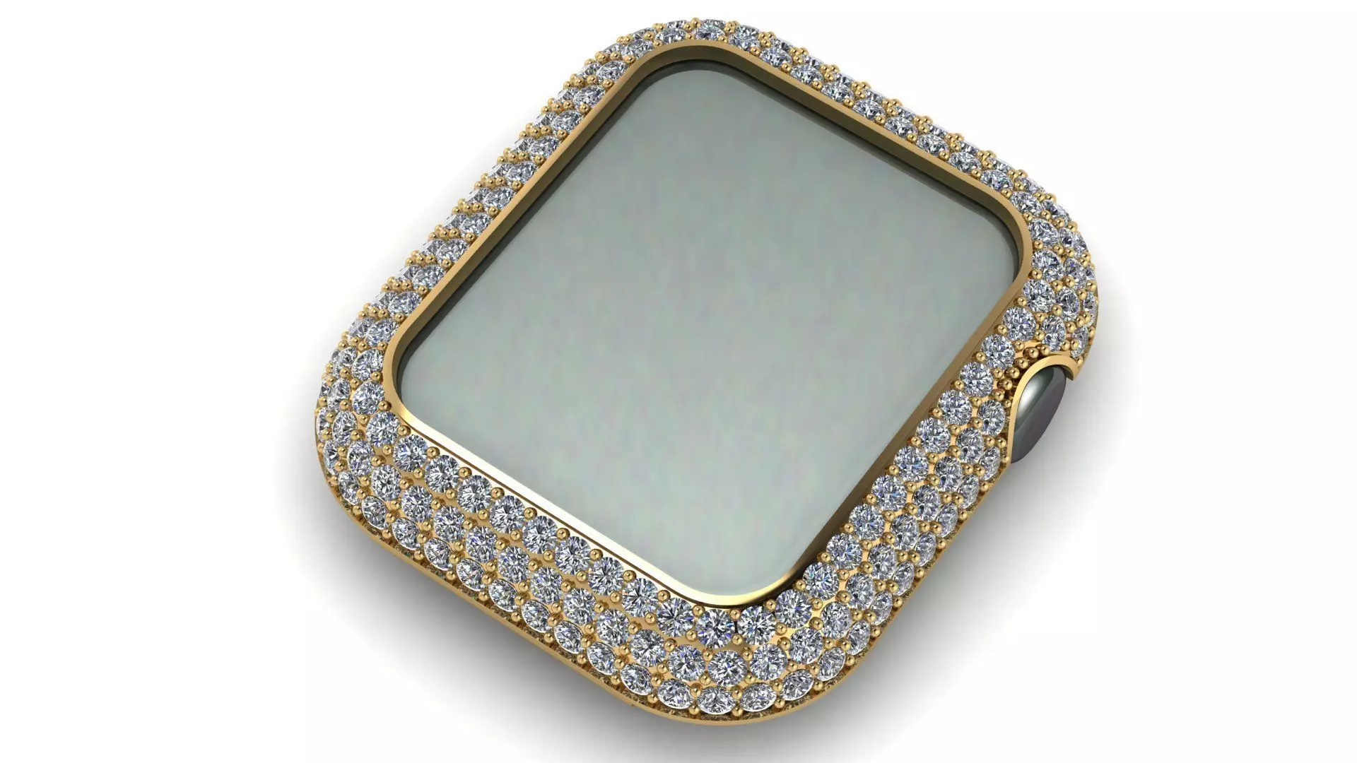apple watch 44 mm series 6  diamond gold  3D print model_0
