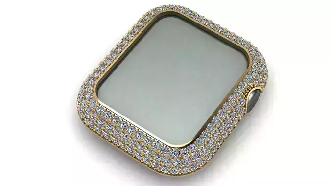 apple watch 44 mm series 6  diamond gold  3D print model