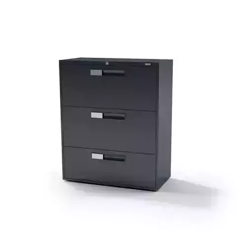 Compact Three Drawer File Cabinet