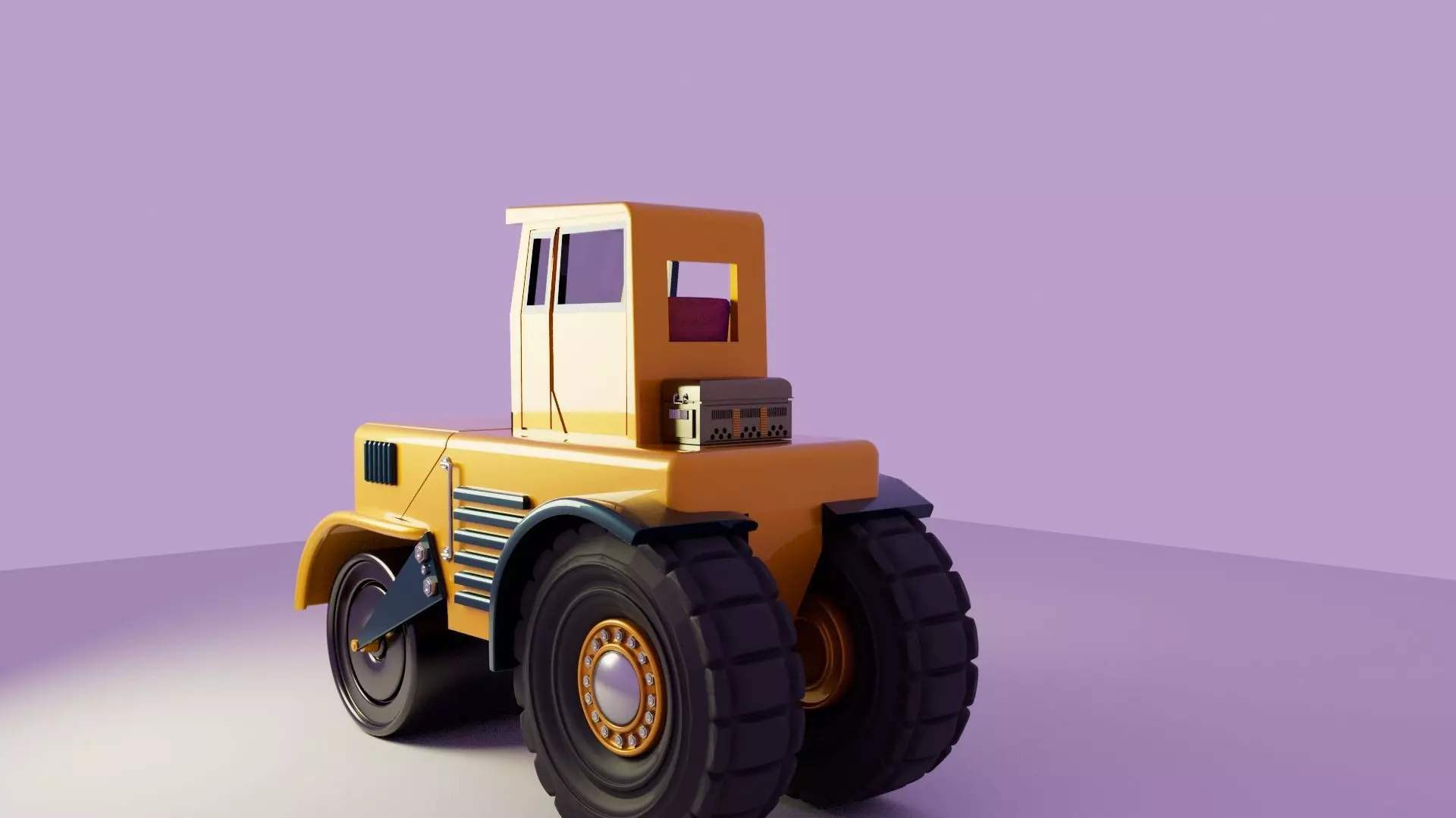 Steam roller Free 3D model