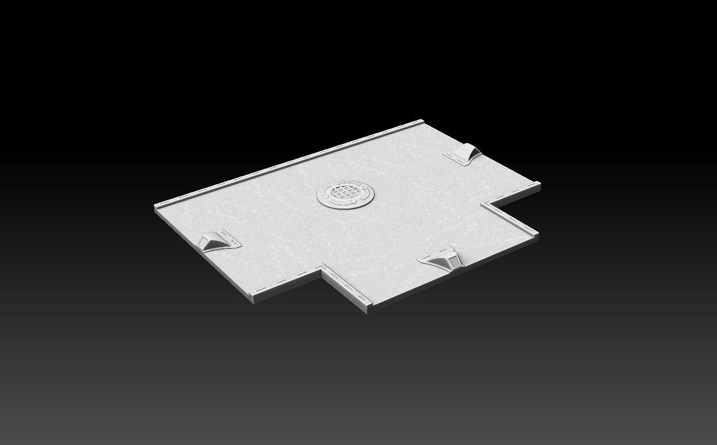 Modular Road Grid Low Roads Addon 3D print model_6