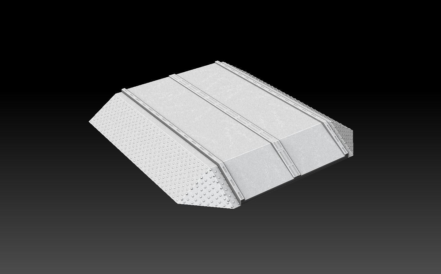Modular Road Grid Low Roads Addon 3D print model_4