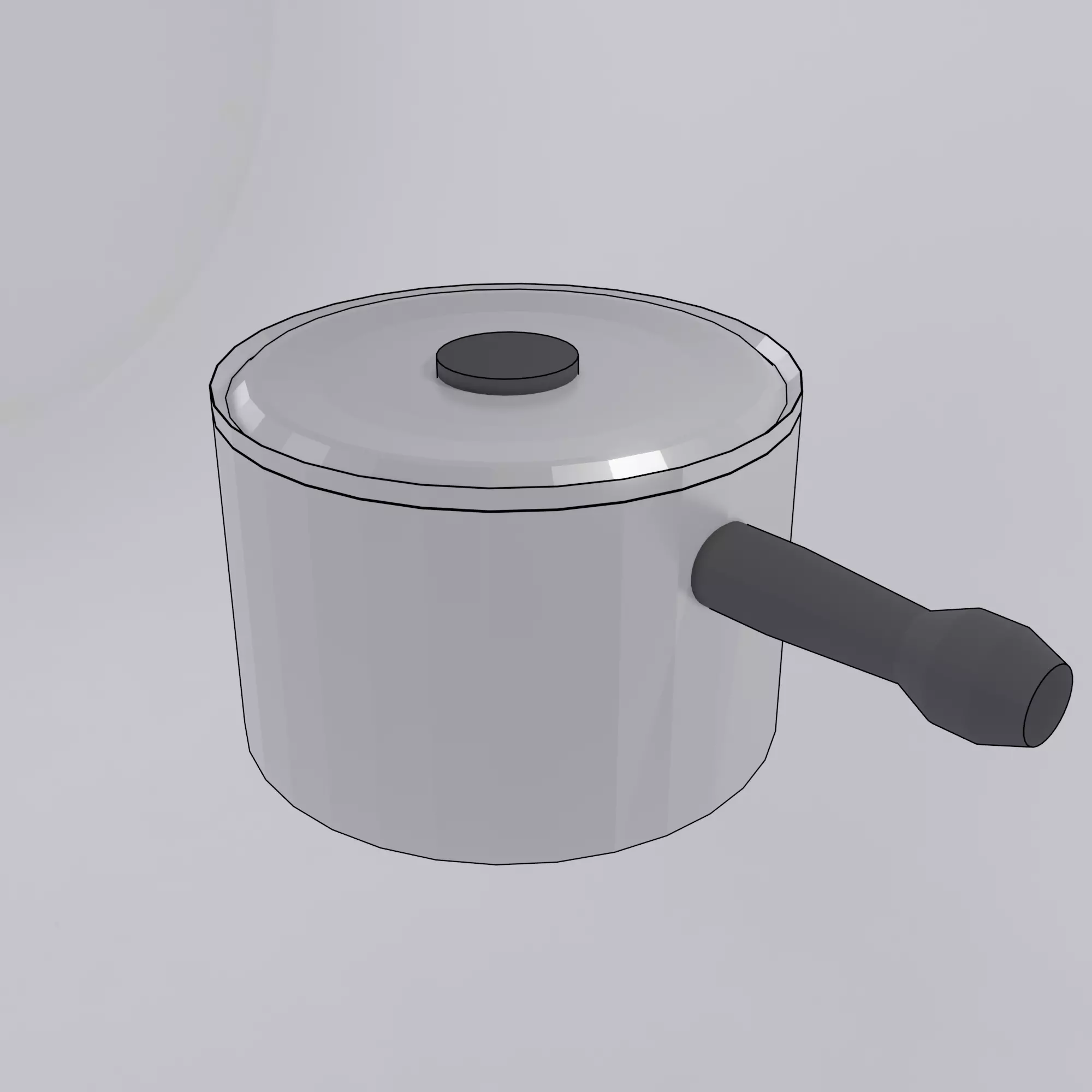 Simple pot Free 3D model_0