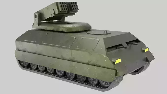 tank with rocket launcher