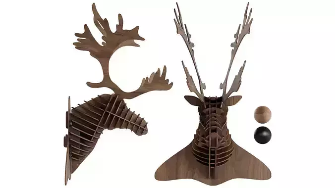 Wall Decor DEER HEAD by Devran Rahim