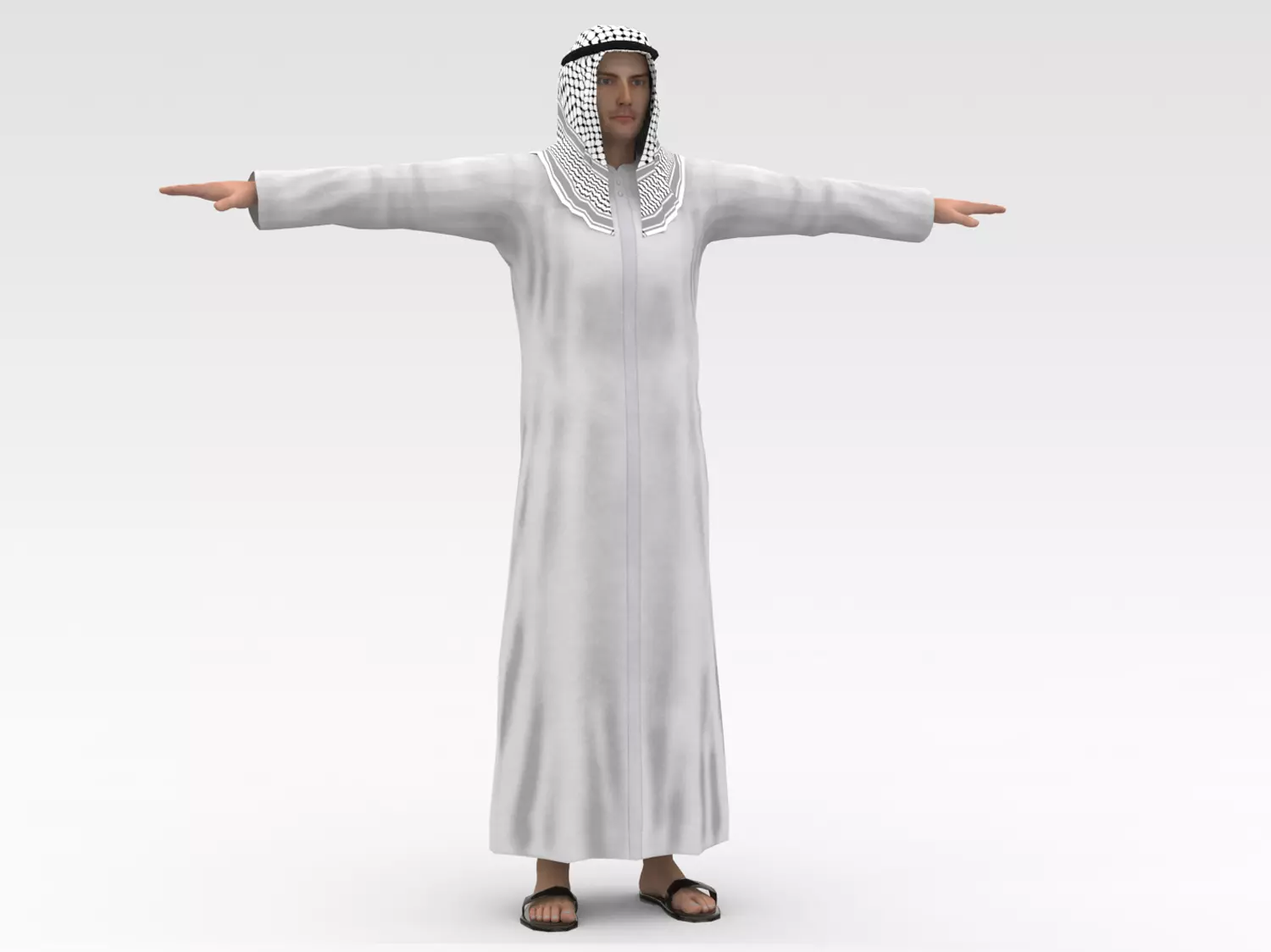 Arabian arab man 3D model