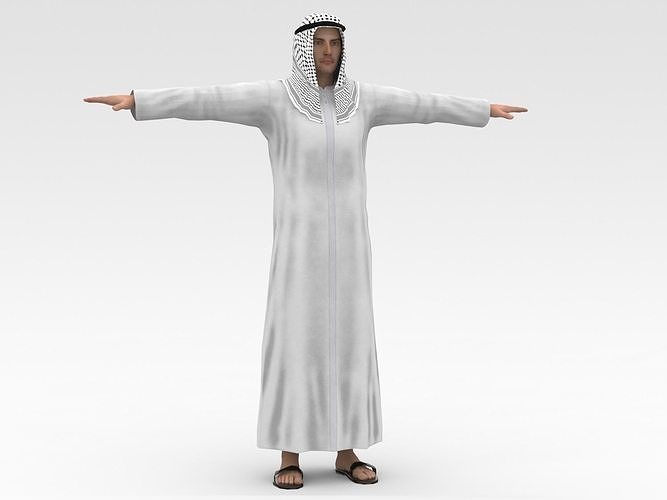 Arabian arab man 3D model