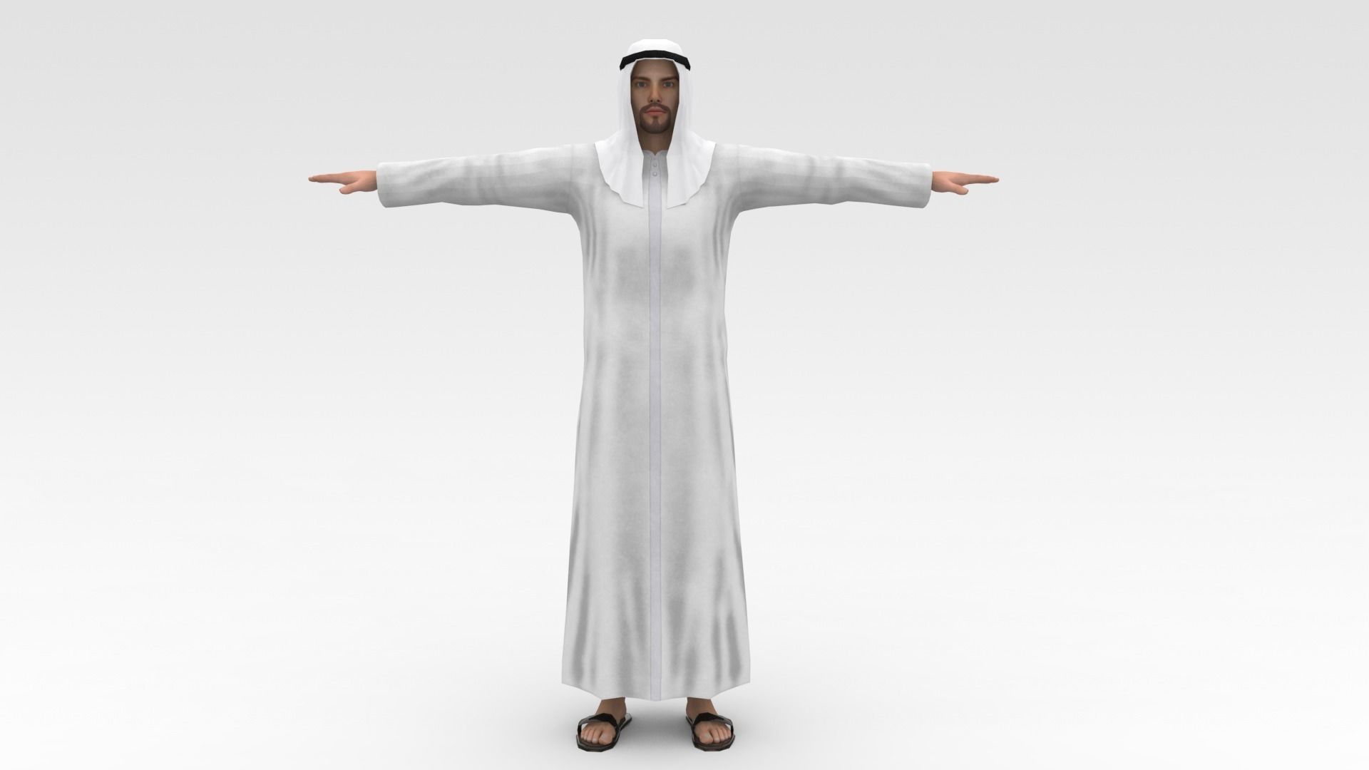 Arab Male 3D model_6