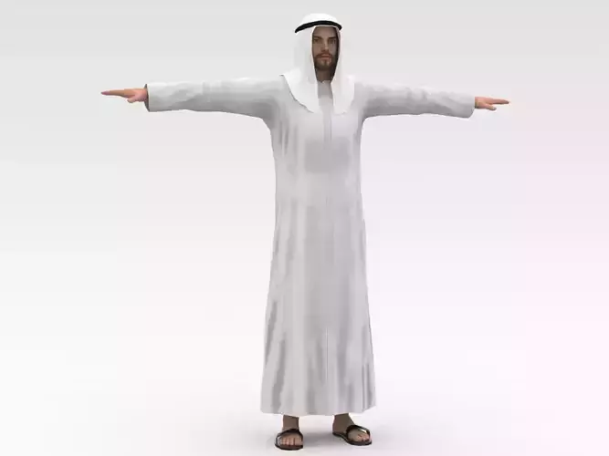 Arab Male 3D model Arab Male 3D model