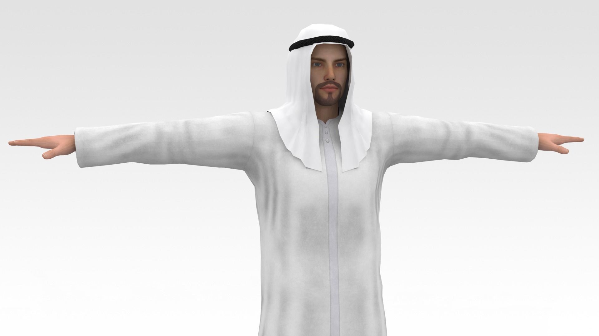 Arab Male 3D model_1